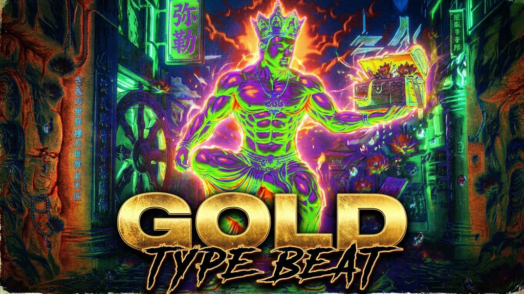 GAD×TRAP Type Beat "GOLD" | サンプリング系 BPM150 8×4+2