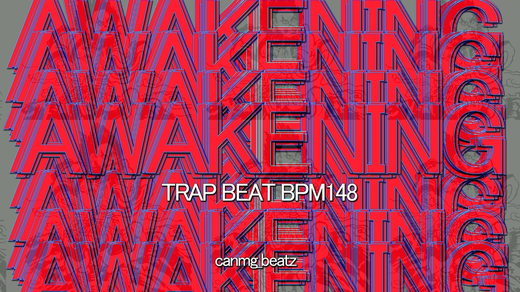 Kamui × Tade Dust Type Beat "AWAKENING" | Dark Aggressive TRAP BEAT BPM148 F♯minor