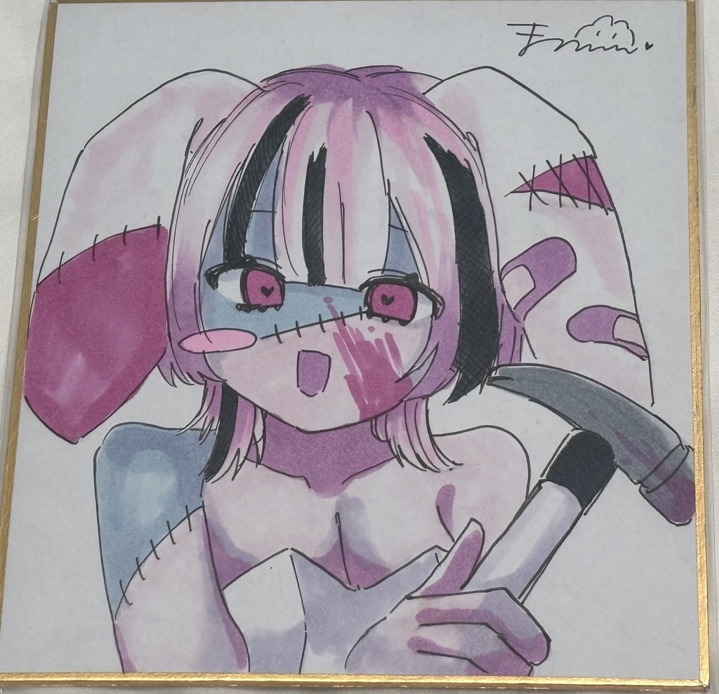 ぞぞぞぞんびちゃん【原画色紙】