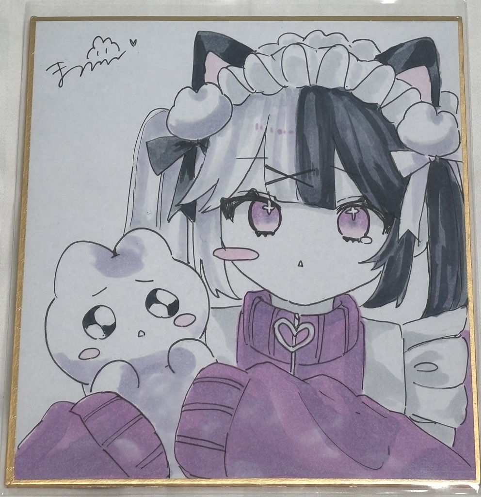 きゅるるるるゲームセンター【原画色紙】