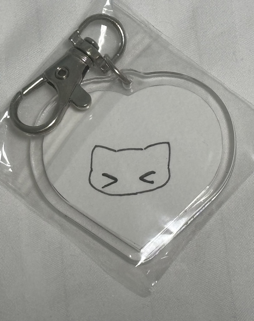 猫耳ちゃん【原画キーホルダー】