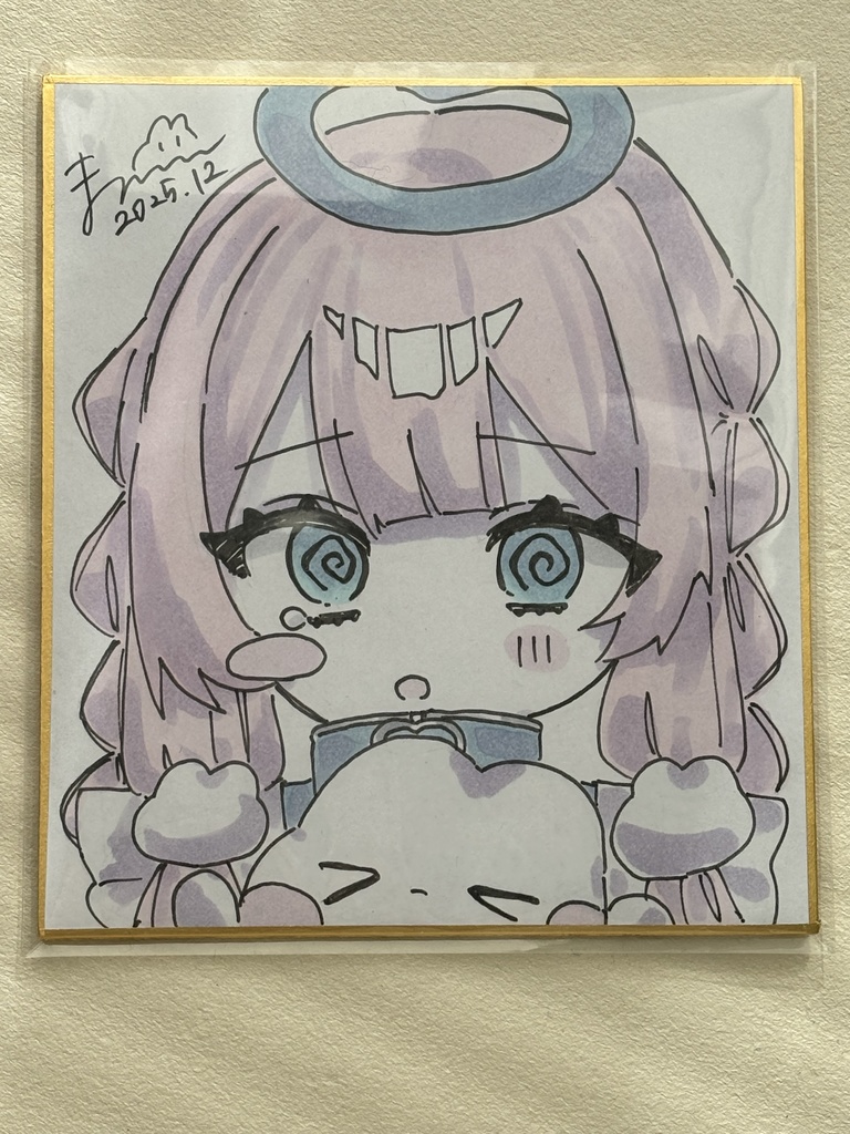 夢の中で会える【原画色紙】