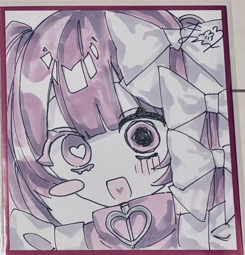 【原画色紙】わたしがいちばん？