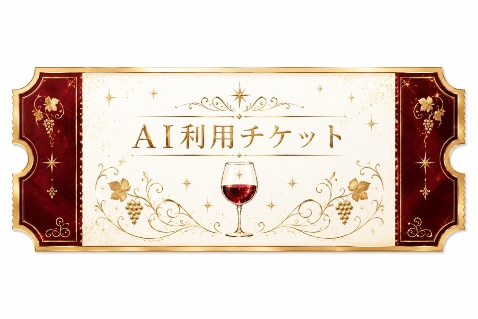 【Cave】AI利用チケット 100回分｜ワイン手帳アプリのAI機能が使えるコード
