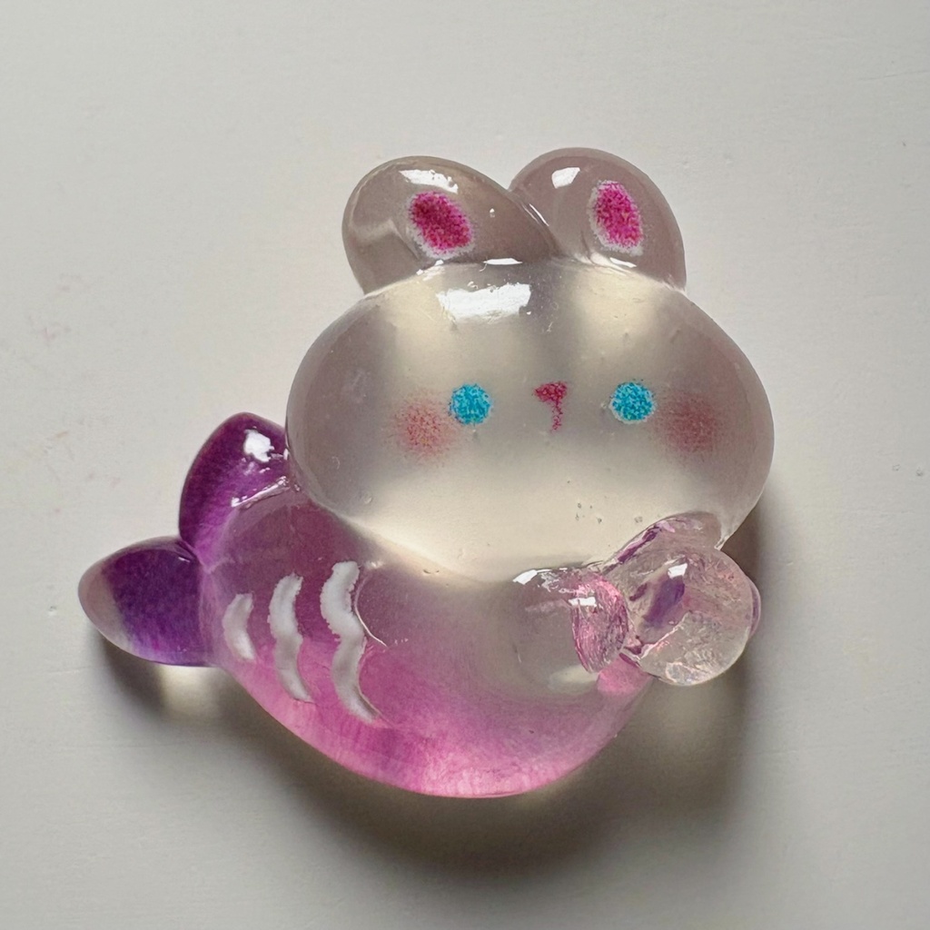 【Ocean Friends】Whale Shark & Mermaid Bunny Craft Charms (Set of 4)🧜♀️✨