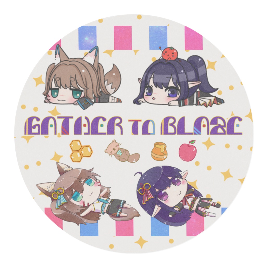 叶 秘蜜 (Himitsu Kano)&K_マスキングテープ_gather to blaze.ver