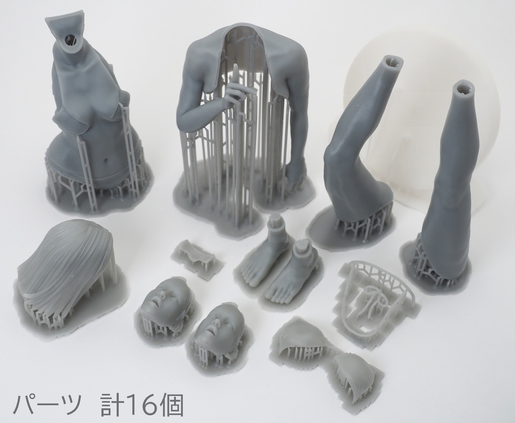 1/6 澪 MIO Type BK(未塗装 unpainted)3D出力品