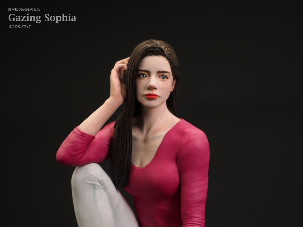 1/12 Gazing Sophia( 見つめるソフィア)3D出力品(未塗装 unpainted)