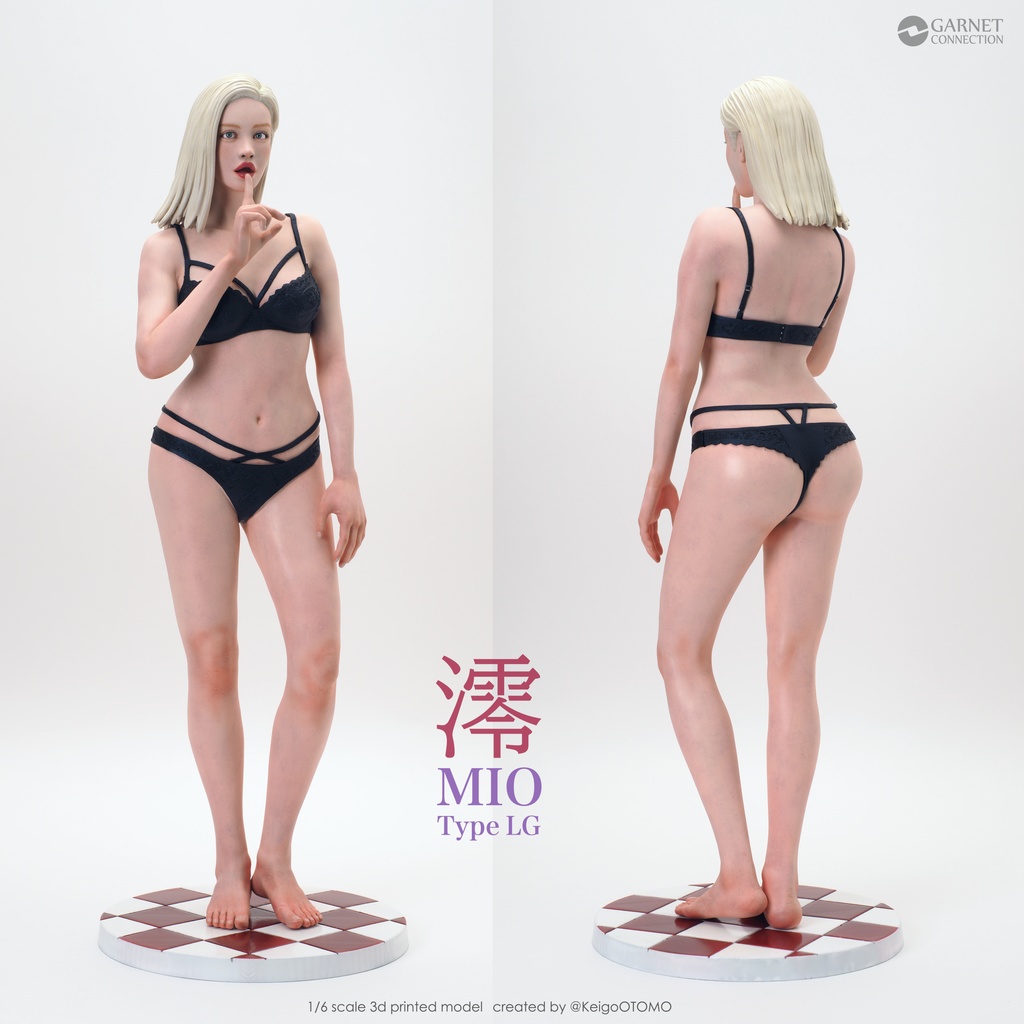 1/6 澪 MIO Type LG(未塗装 unpainted)3D出力品