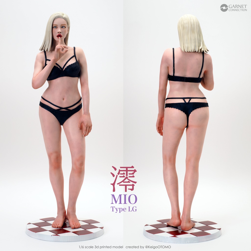 1/6 澪 MIO Type LG(未塗装 unpainted)3D出力品