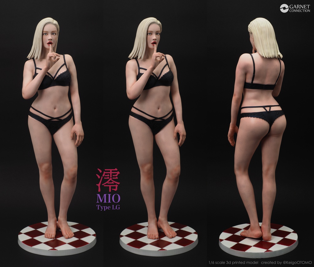 1/6 澪 MIO Type LG(未塗装 unpainted)3D出力品