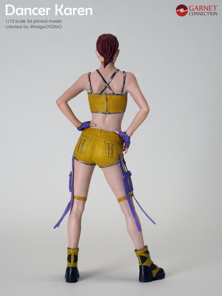 1/12 ダンサーカレン(Dancer Karen)3D出力品(未塗装 unpainted)