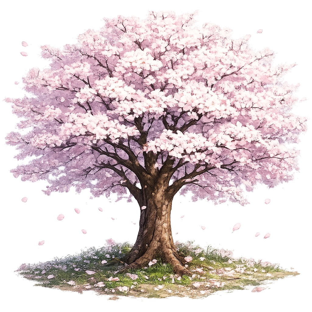 桜の木(背景透過)