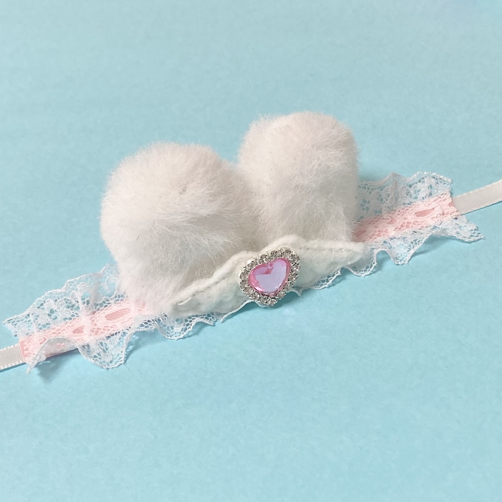 ぬい ヘッドドレス ベビーピンク