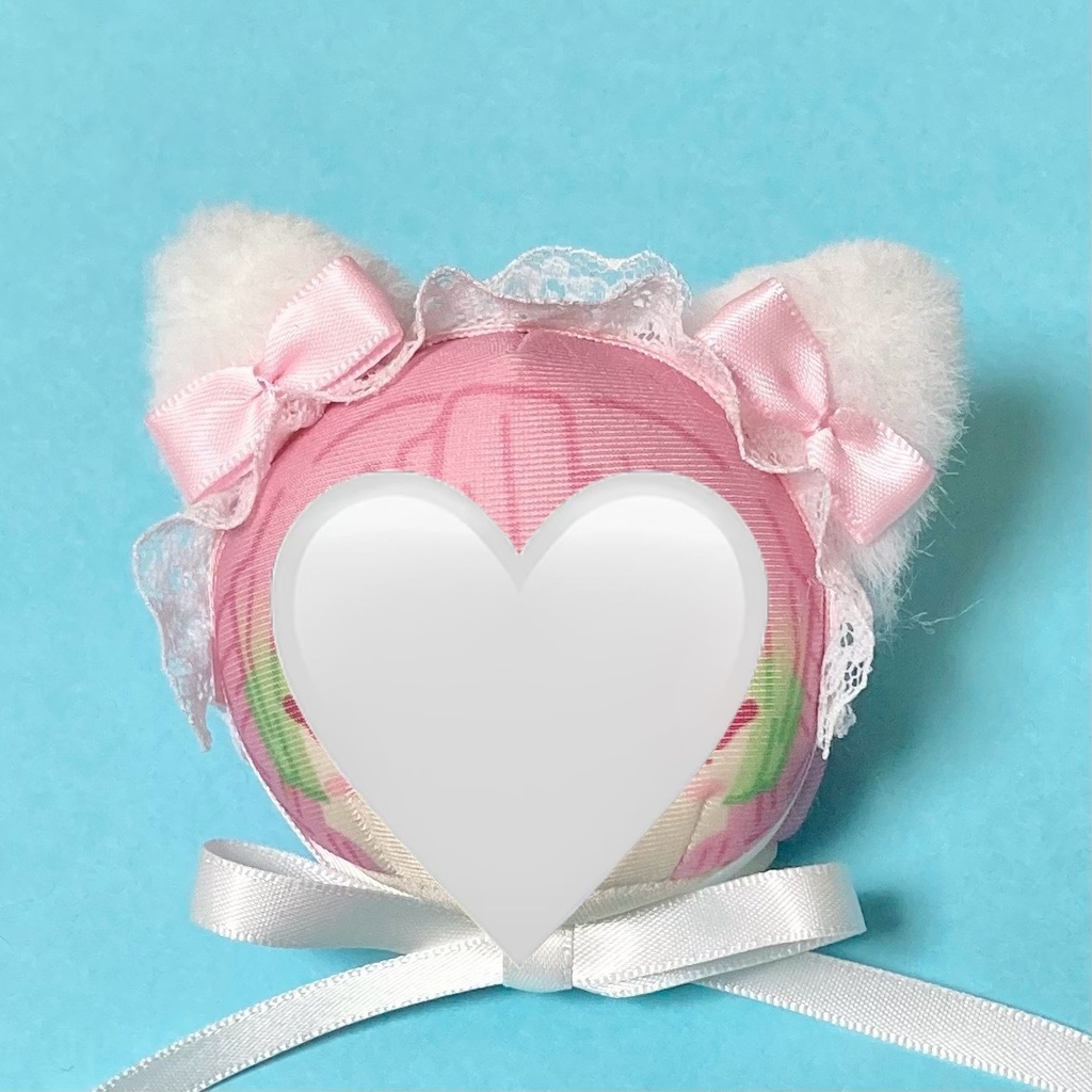 ぬい ヘッドドレス ねこみみ ピンク