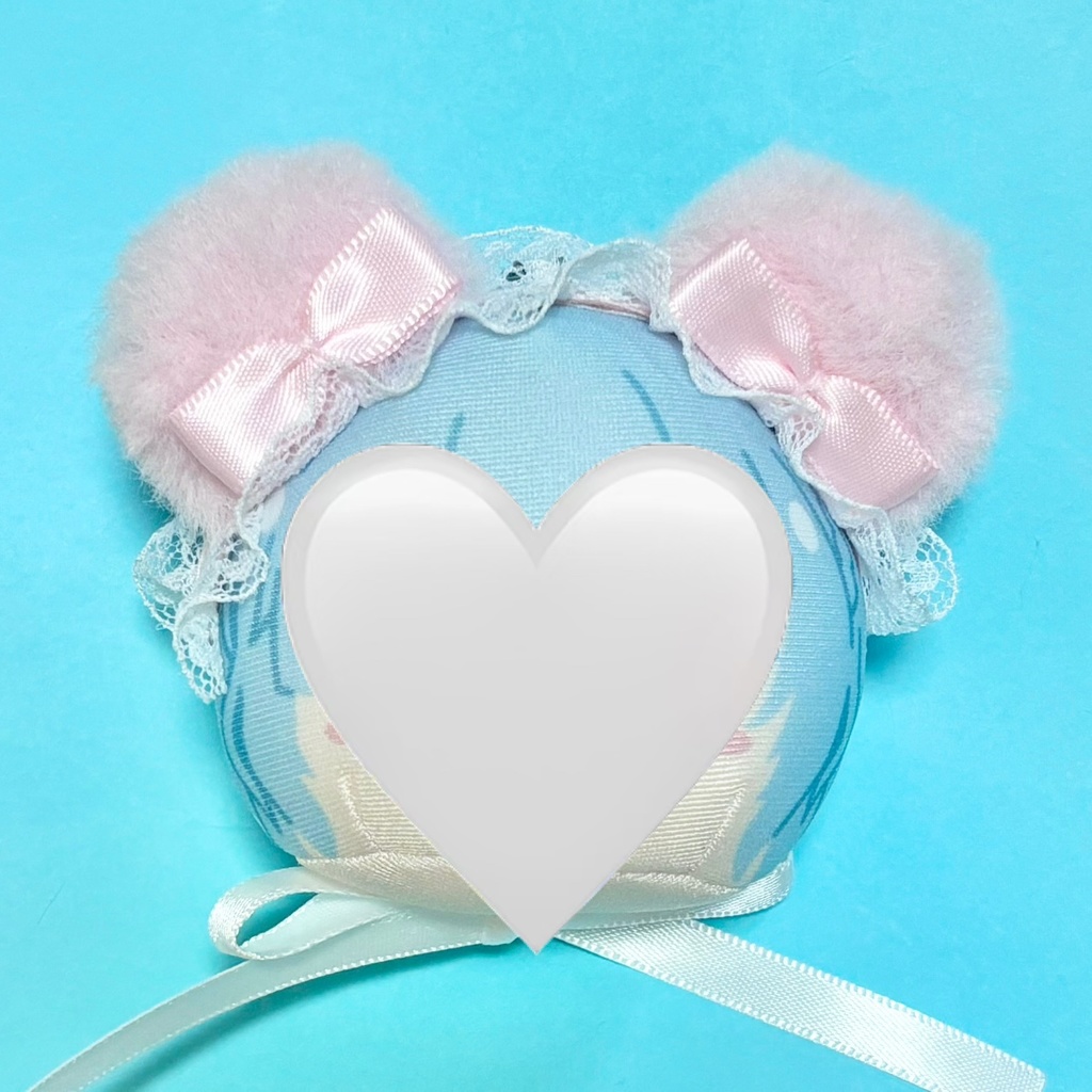 ぬい ヘッドドレス くまみみ ピンク