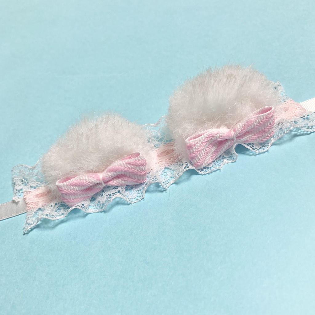 ぬい ヘッドドレス くまみみ ピンク