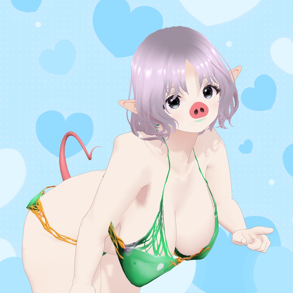 【GLB】ブタコスセット 鼻・しっぽ