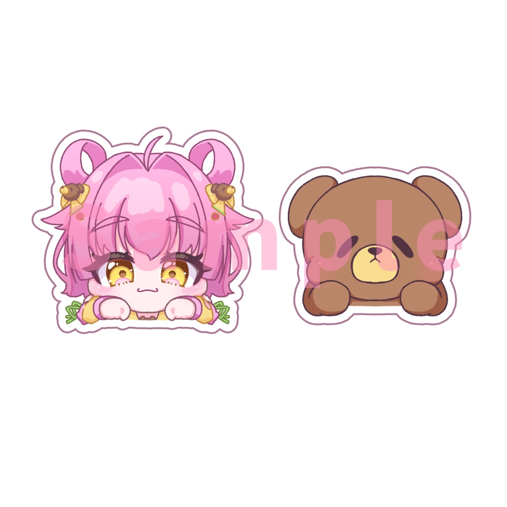 生誕2026グッズ　アクリルクリップ　２個セット