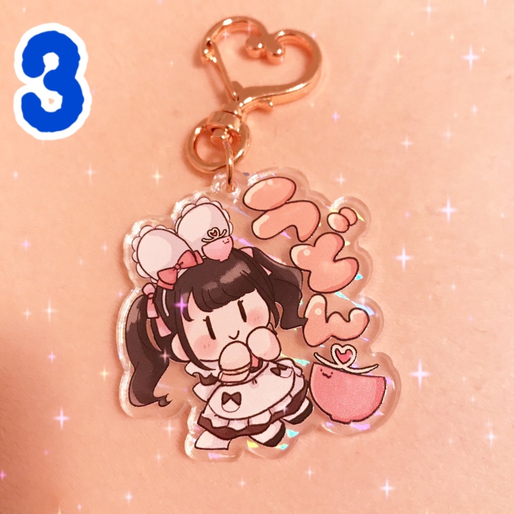 【3個】ホロアクキー