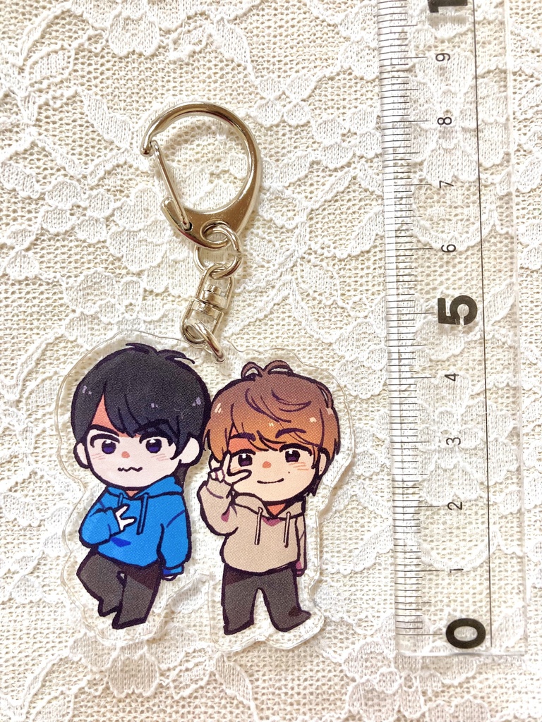 2人でピースアクキー