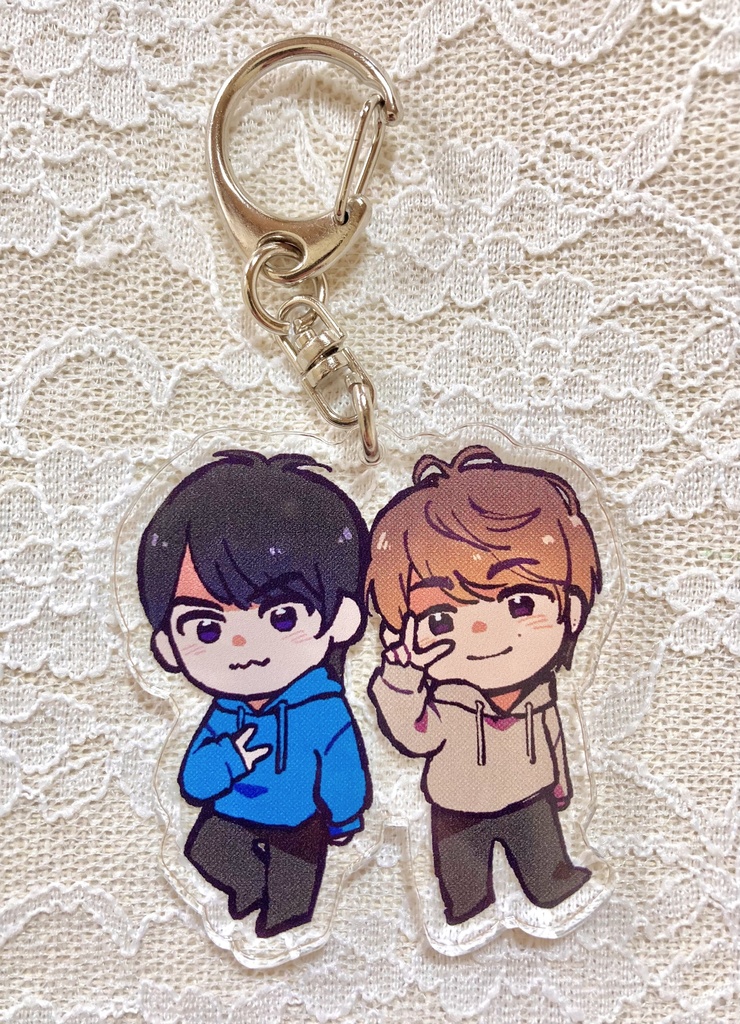 2人でピースアクキー