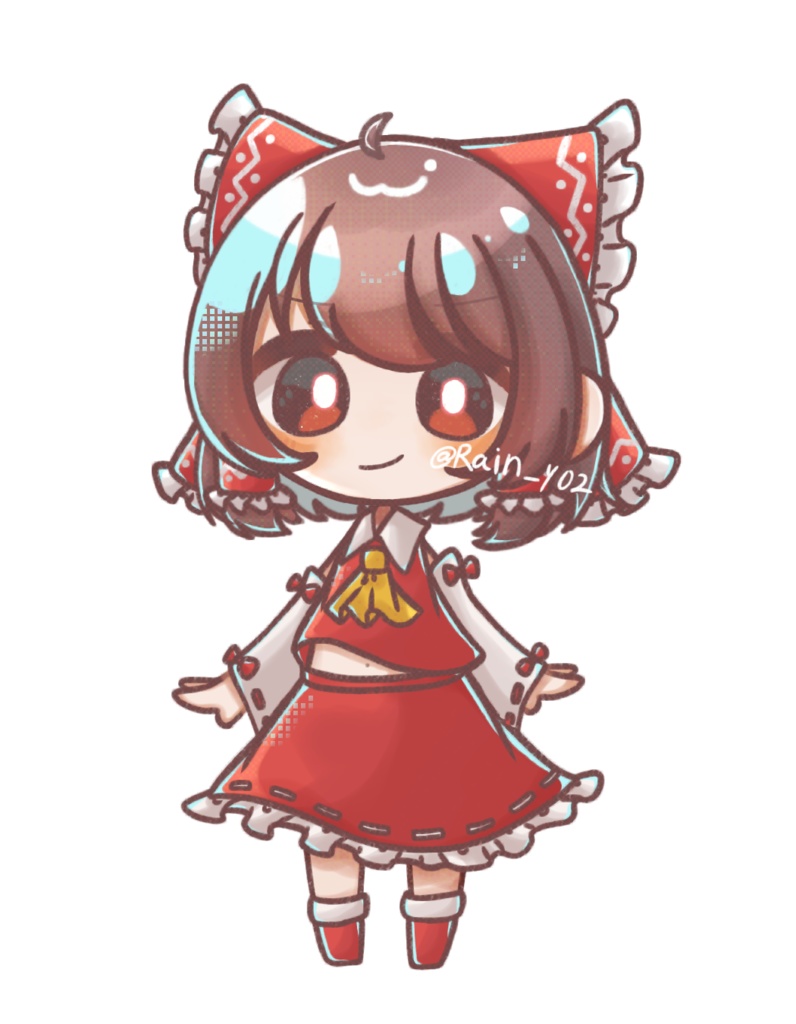 ver.2.0れいにぃ式立ち絵 博麗霊夢 配布立ち絵