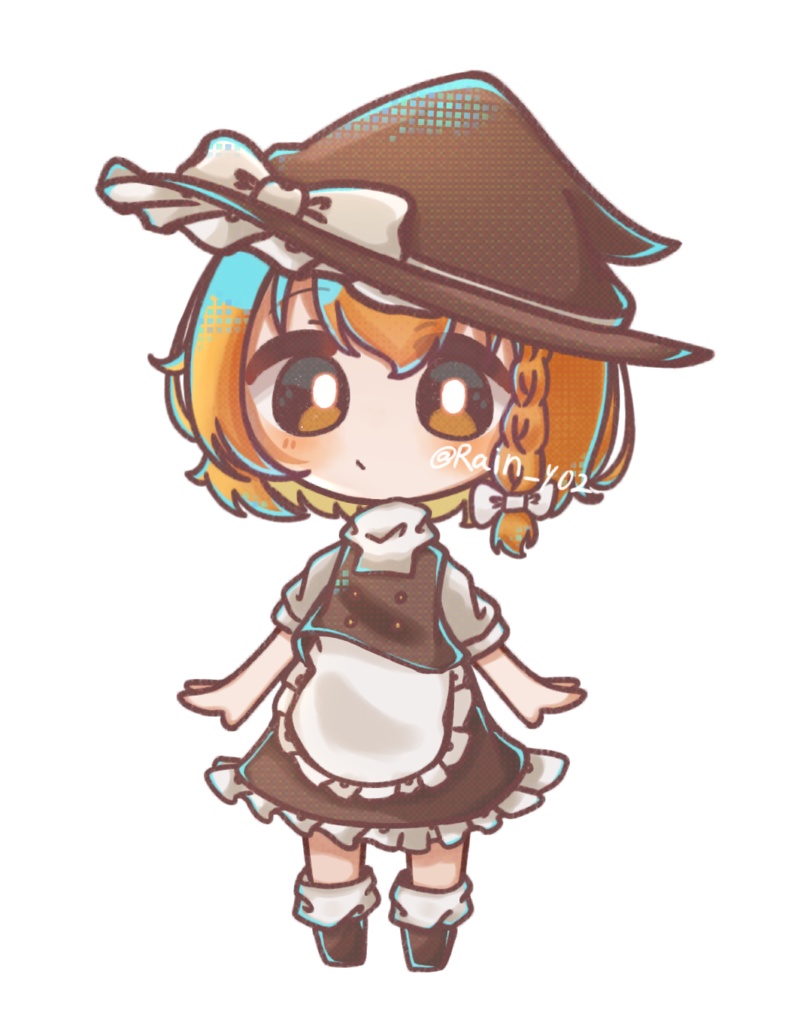 ver.2.0れいにぃ式立ち絵 霧雨魔理沙 配布立ち絵