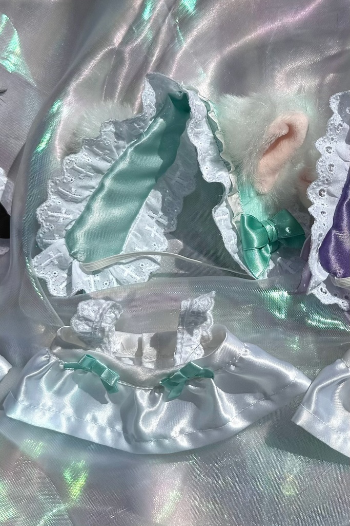 ねこみみメイドさんセット緑