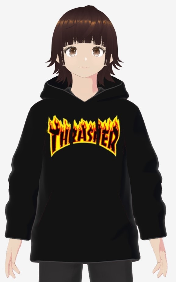 Trasher Hoodie for VRoid