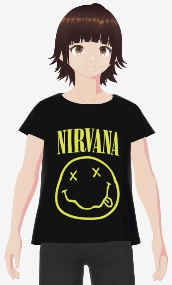 Nirvana T-Shirt for VRoid
