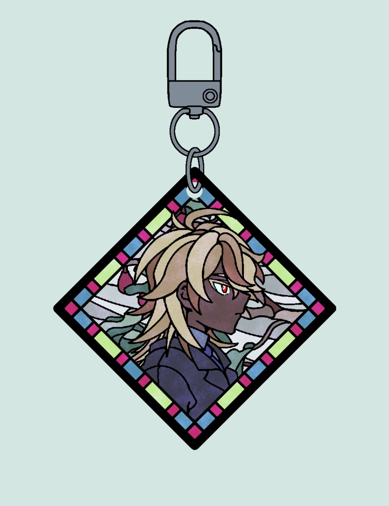 【BIOS】ステンドグラス風アクリルキーホルダー