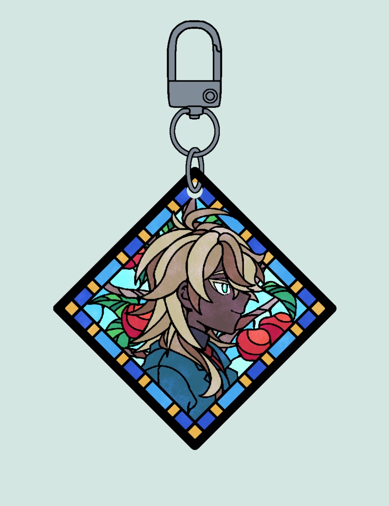 【BIOS】ステンドグラス風アクリルキーホルダー