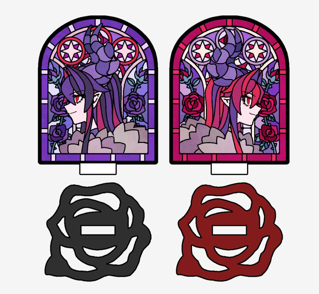 偉大な魔王様ステンドグラス風アクリルスタンド