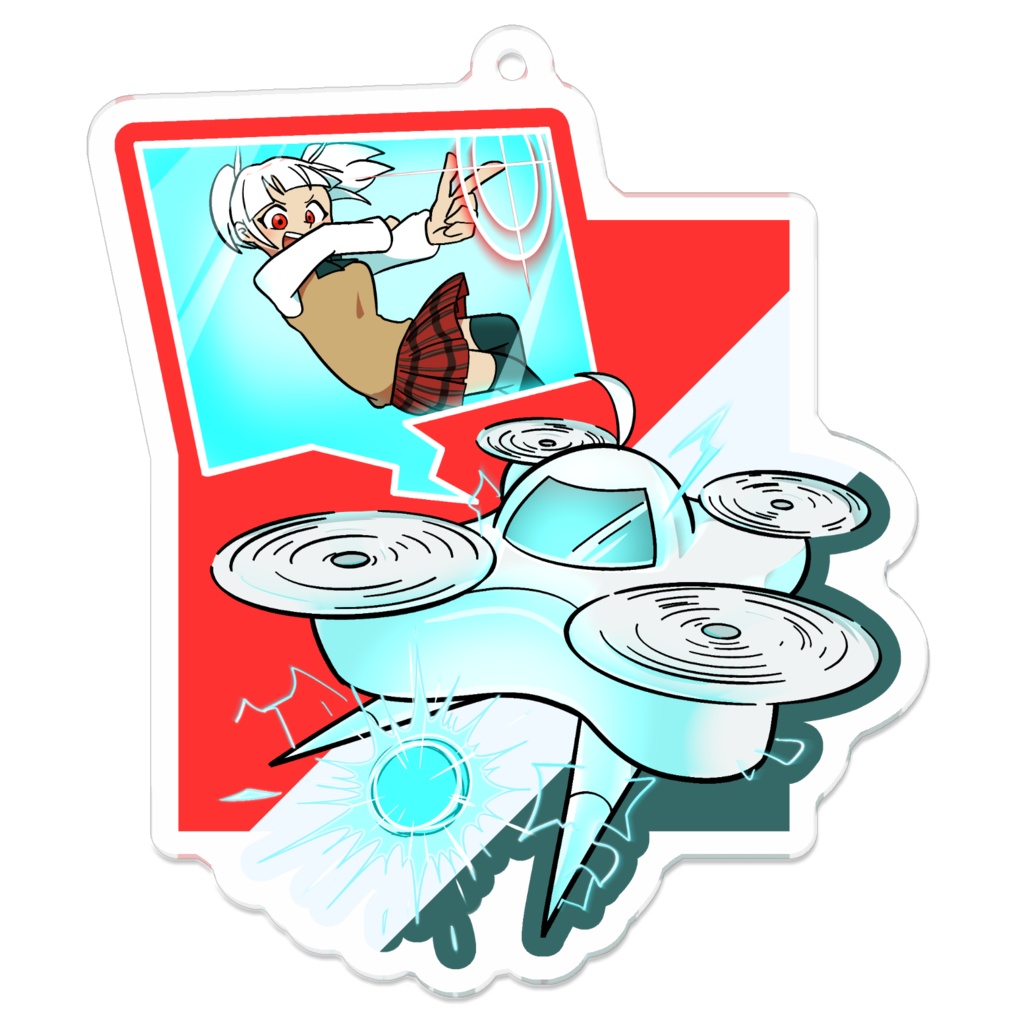 自PCアクリルキーホルダー アイリ、ユッカ、ロッソ、TAKE