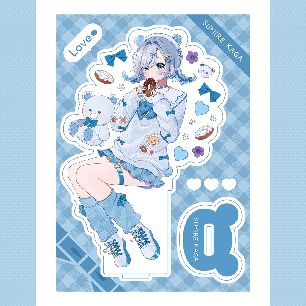 【受注生産/VGGC11th】❷花芽すみれ フレーム付きアクスタ【非公式】