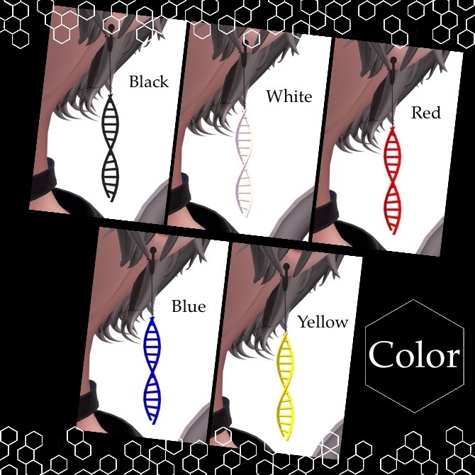 【VRChat】DNAイヤリング