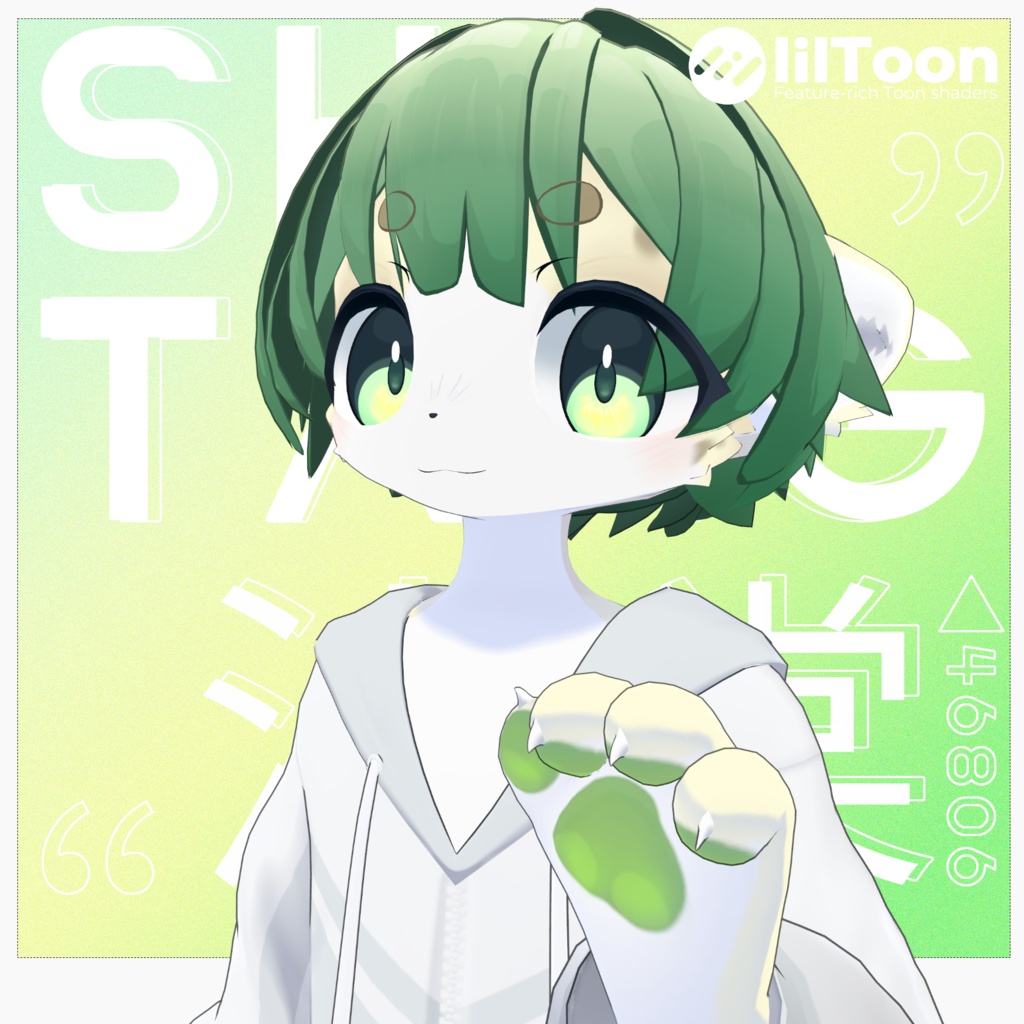 【VRChat】-沙棠-shatang-3Dモデル