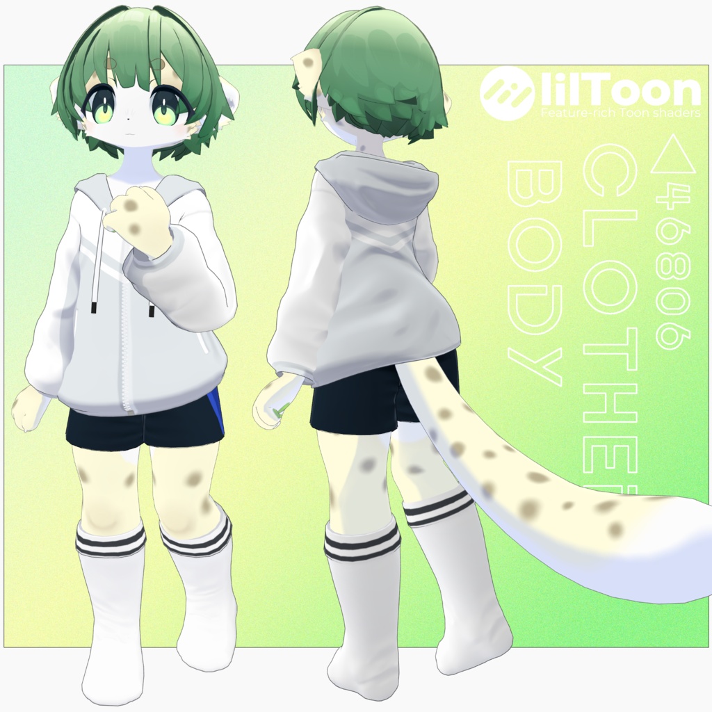 【VRChat】-沙棠-shatang-3Dモデル