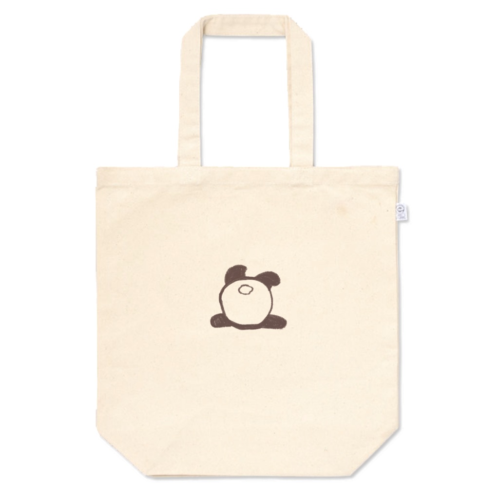 のんびりパンダ　ずっこけトートバッグ