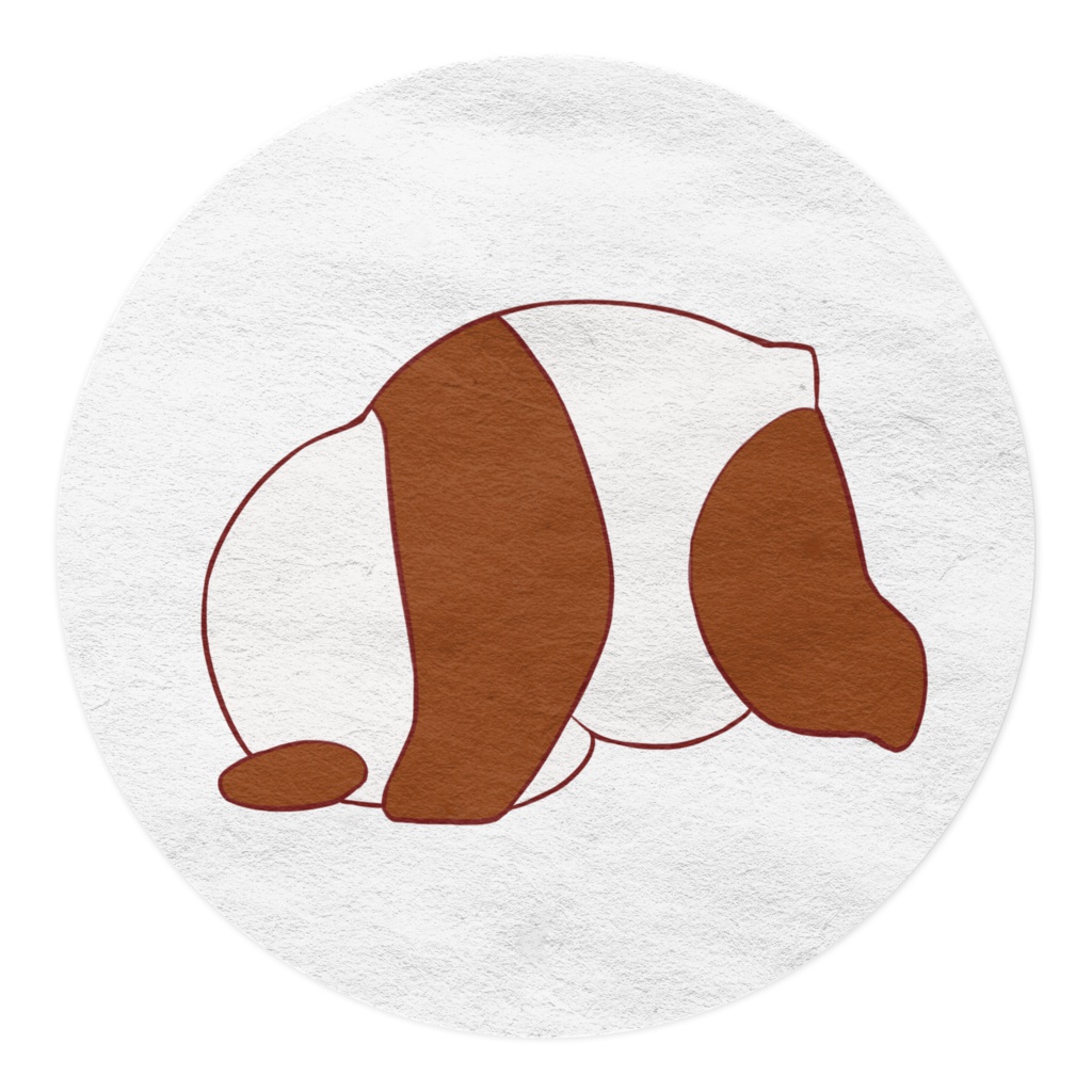 前転パンダのマスキングテープ