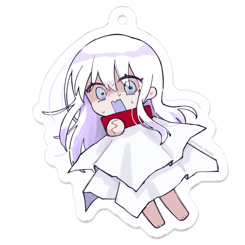 引くほどビックリてるてるちゃんアクキー