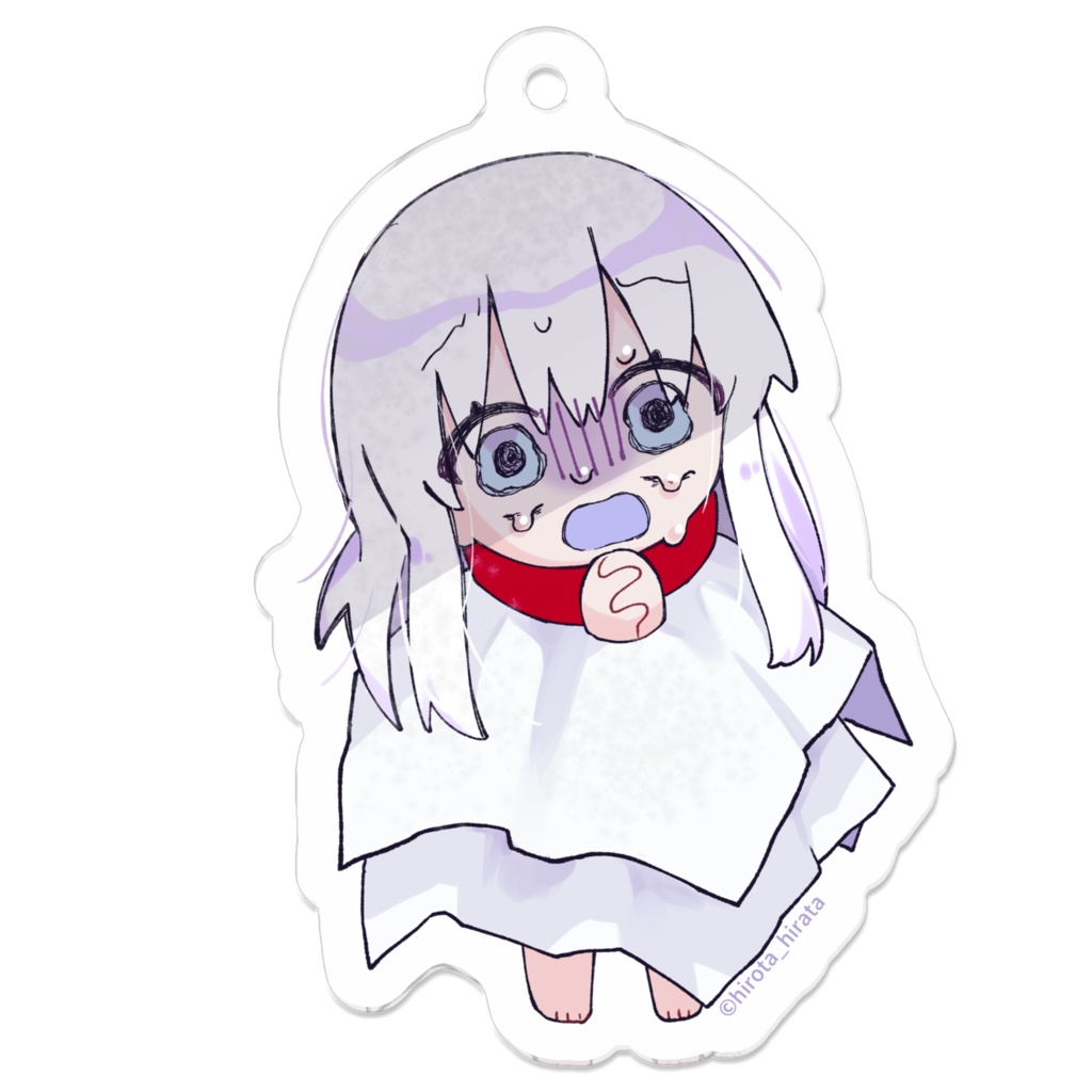 捨てられそうなてるてるちゃんアクキー