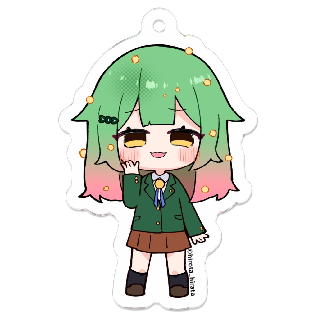 ヒノキ花粉ちゃんアクキー