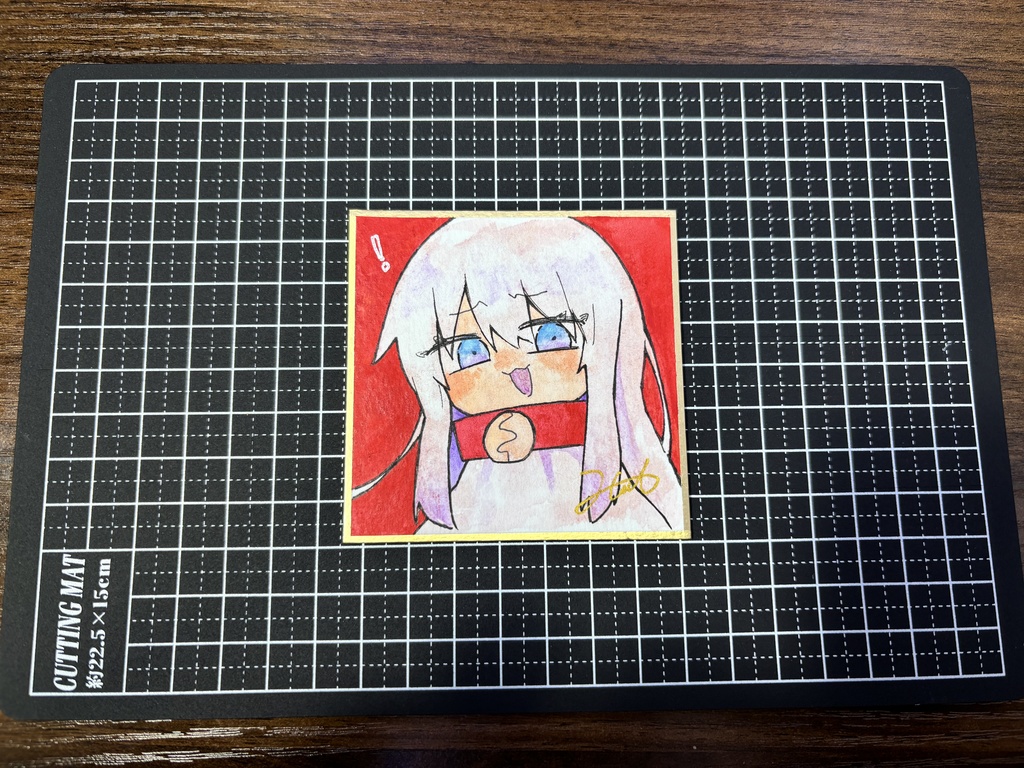 豆色紙原画イラスト