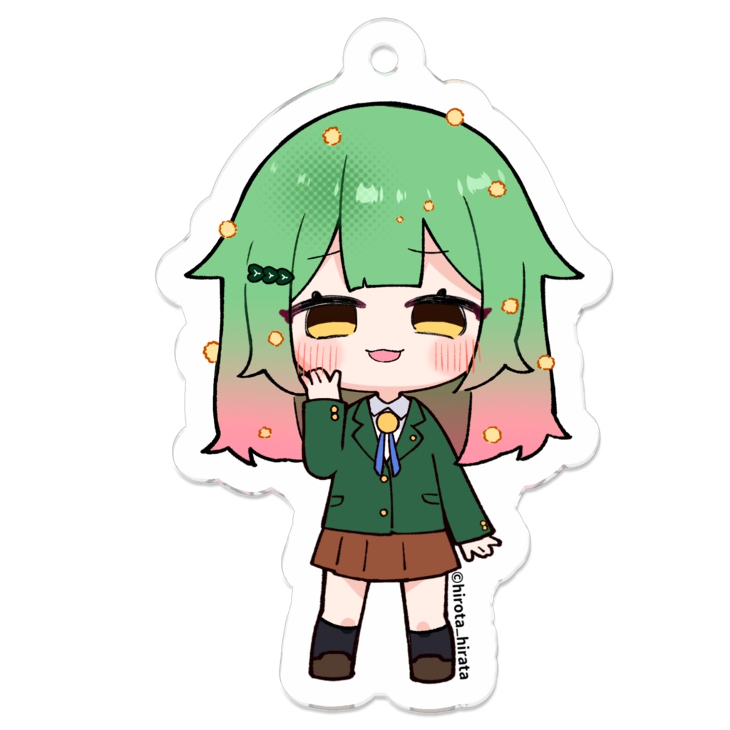 ヒノキ花粉ちゃんアクキー