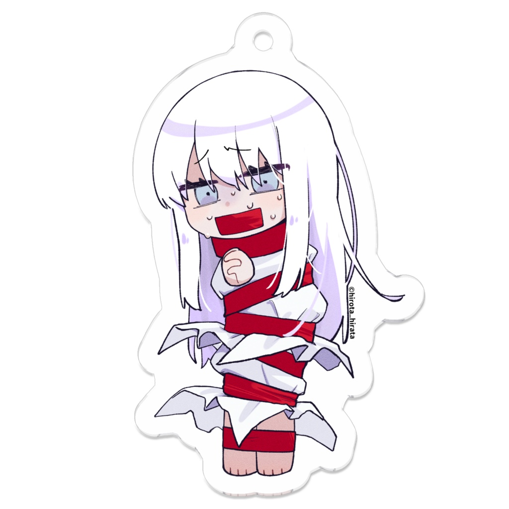 ミノムシてるてるちゃん【不安】アクキー