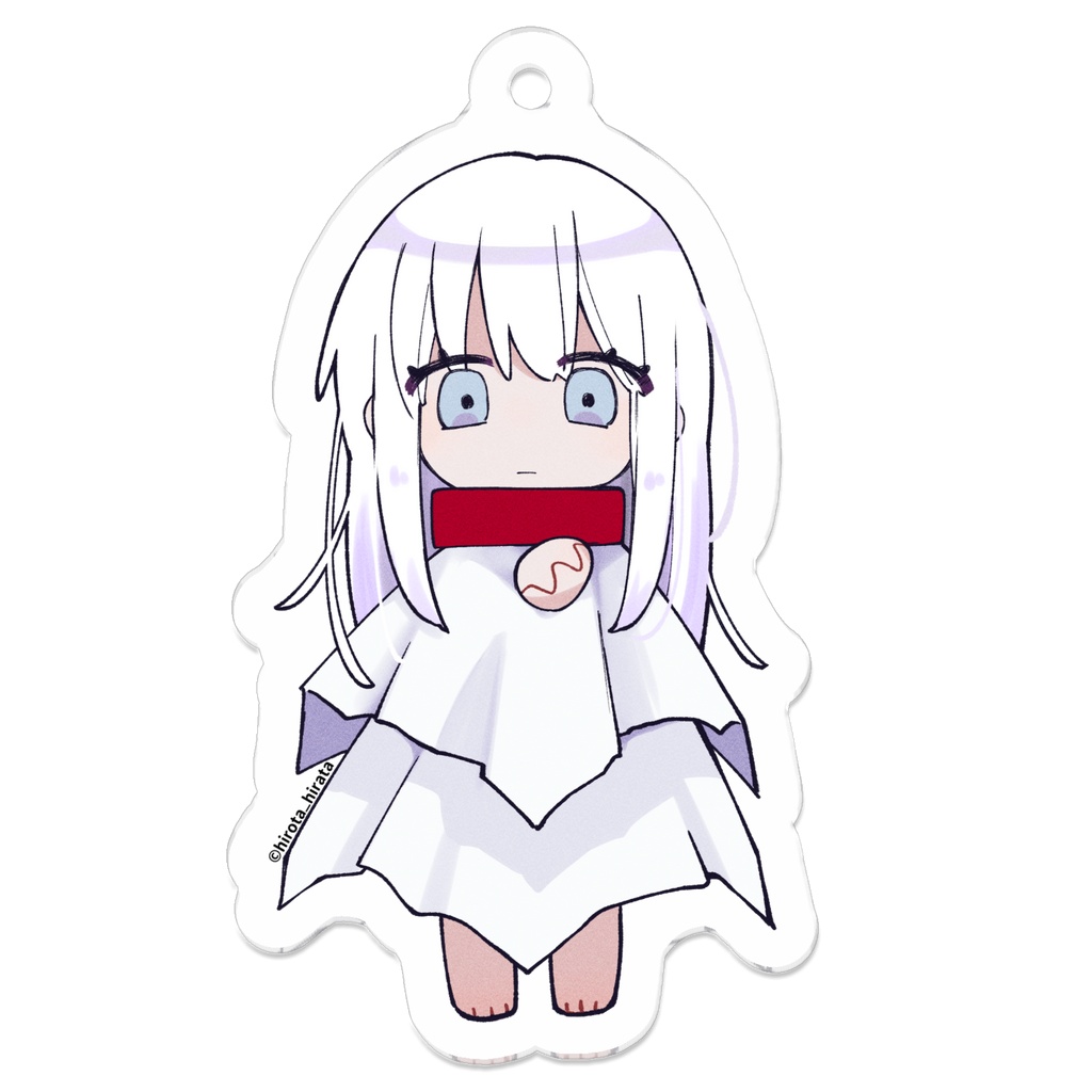 何も考えてないてるてるちゃんアクキー