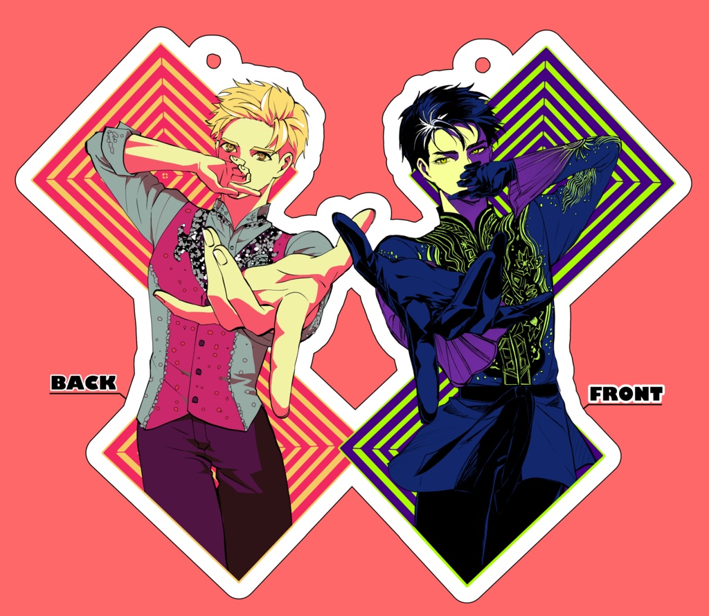 リバーシブルアクキー