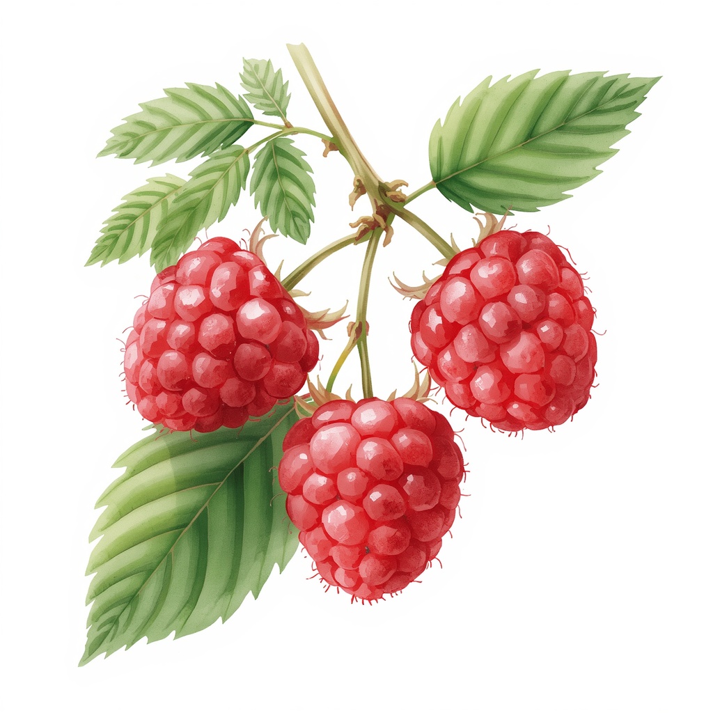 ボタニカル水彩画・フルーツクリップアート 10種セット【背景透過PNG】